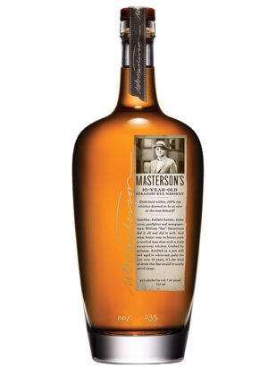MASTERSON'S 10-YEAR-OLD STRAIGHT RYE WHISKEY