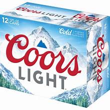COORS LITE 12 FL OZ CANS